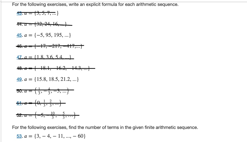 10, 2, 1 , 2 1- ,... For the following exercises, determine