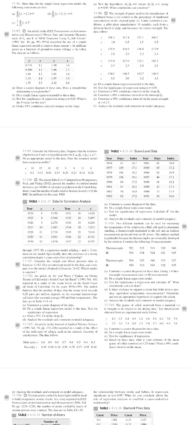 .... Kindly be simple with explanations 11-96. Show that. for the simple