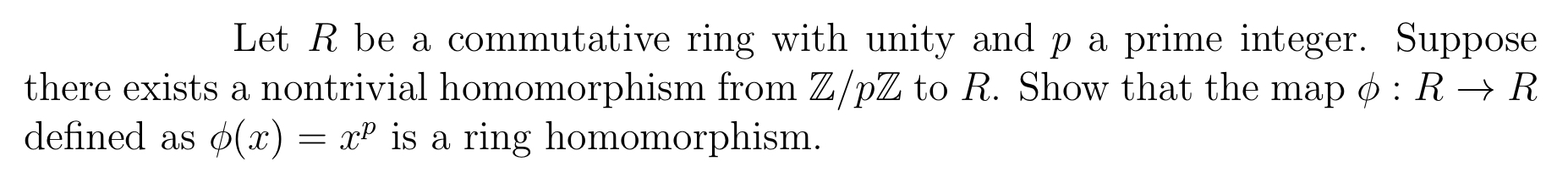 please explain this problem in detail Let R be a commutative ring