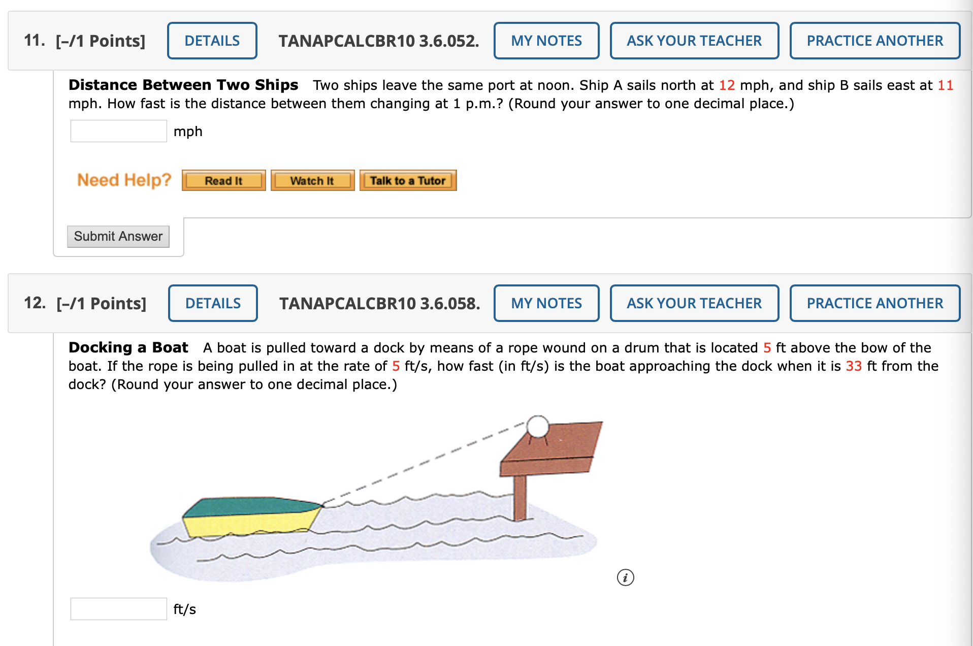 NOTES ASK YOUR TEACHER PRACTICE ANO Find the first and second derivatives