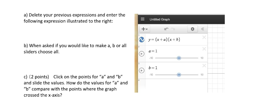 2. (2 points) Explain how the factors from the expression above compare