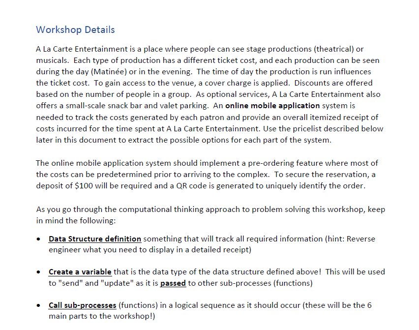 f: Valet Parking [Tipping lClptiona I] '5 1:. Discounts' [Applies only to