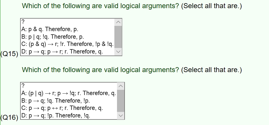 (Select all that are.) '? A: 3 is an odd integer &