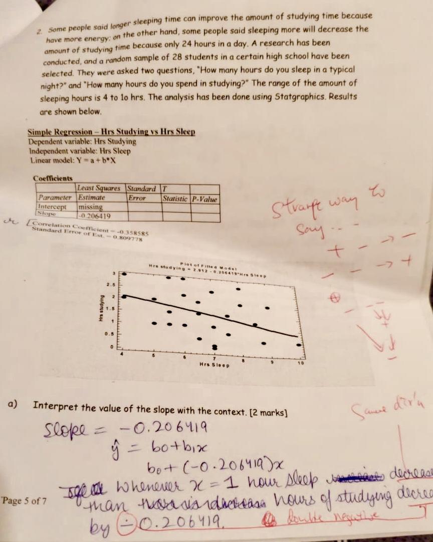 Please answer question 2 (a), (b), and (c) 2. Some people said