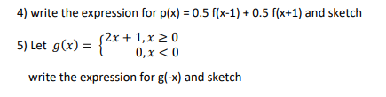 much! Given f(x) = x + 14) write the expression for p(x)