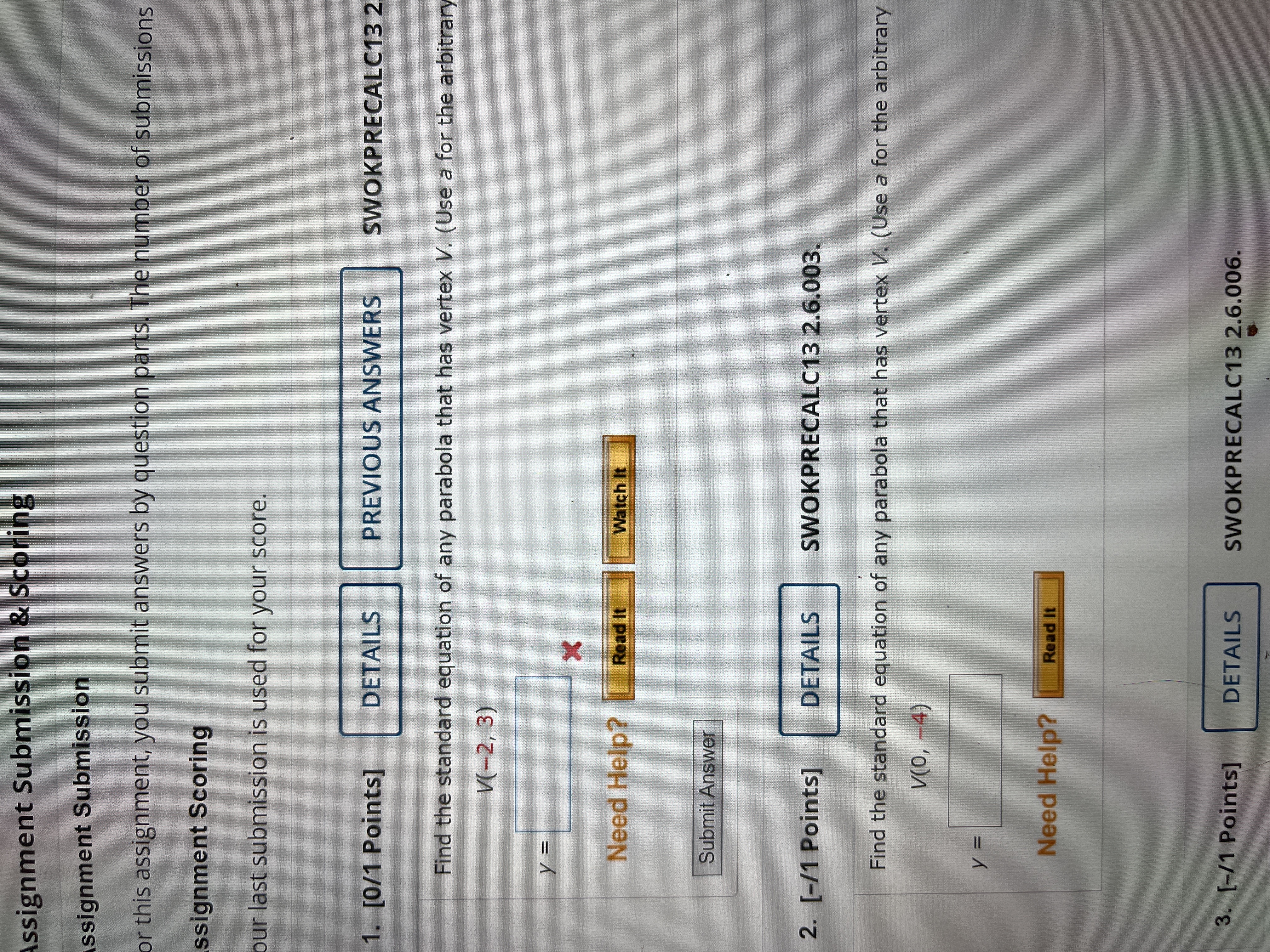  ssignment Submission & Scoring ssignment Submission or this assignment, you submit