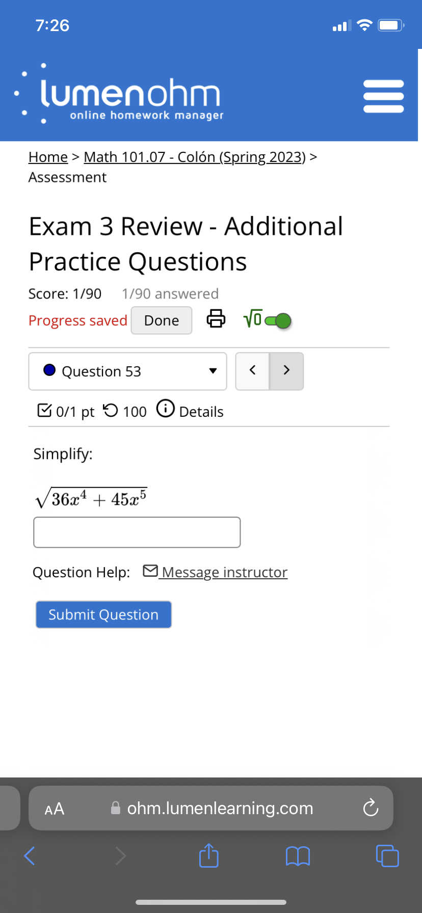 1 100 @ Details Simplify V 6424a3 . 58 26a15 = To
