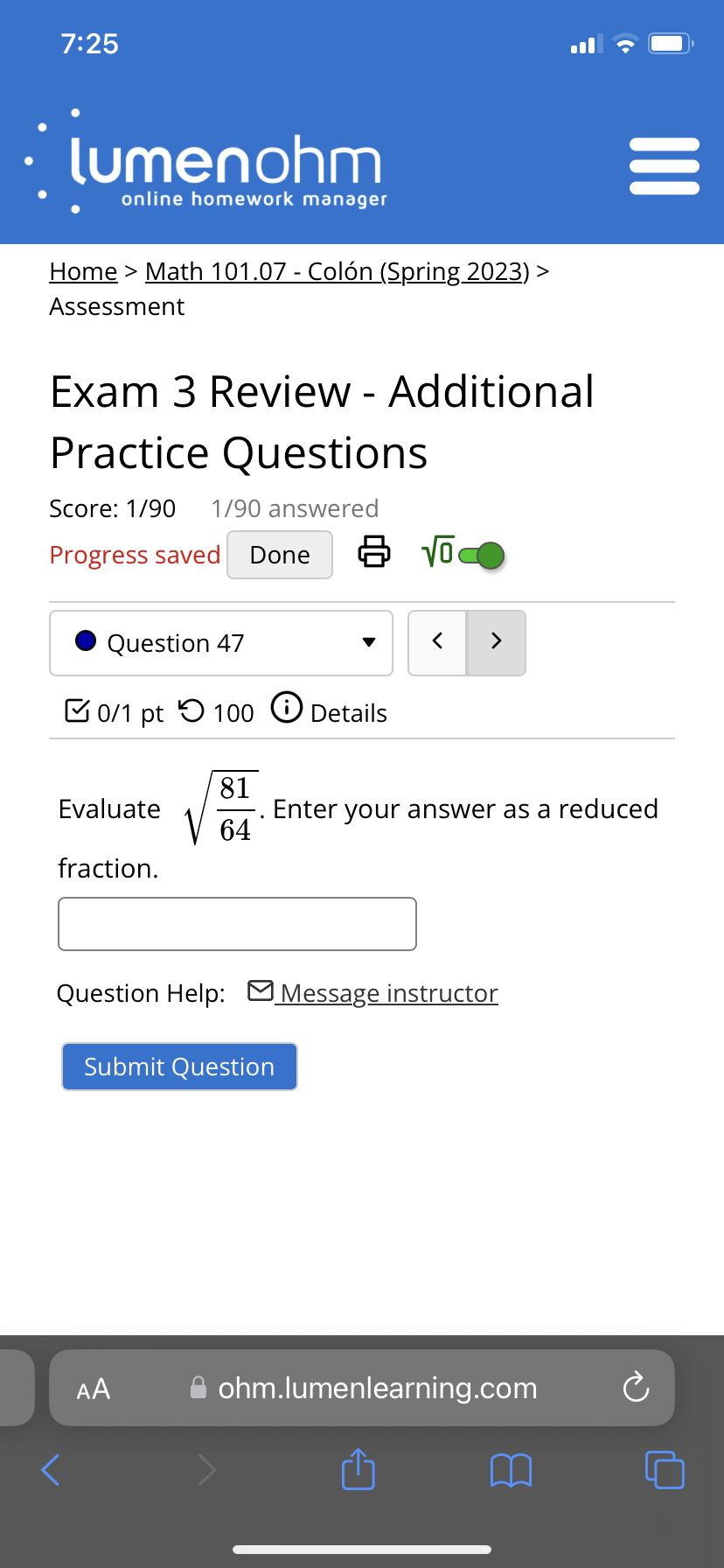 Preview your answer before submitting! Question Help: 8 Message instructor Submit Question