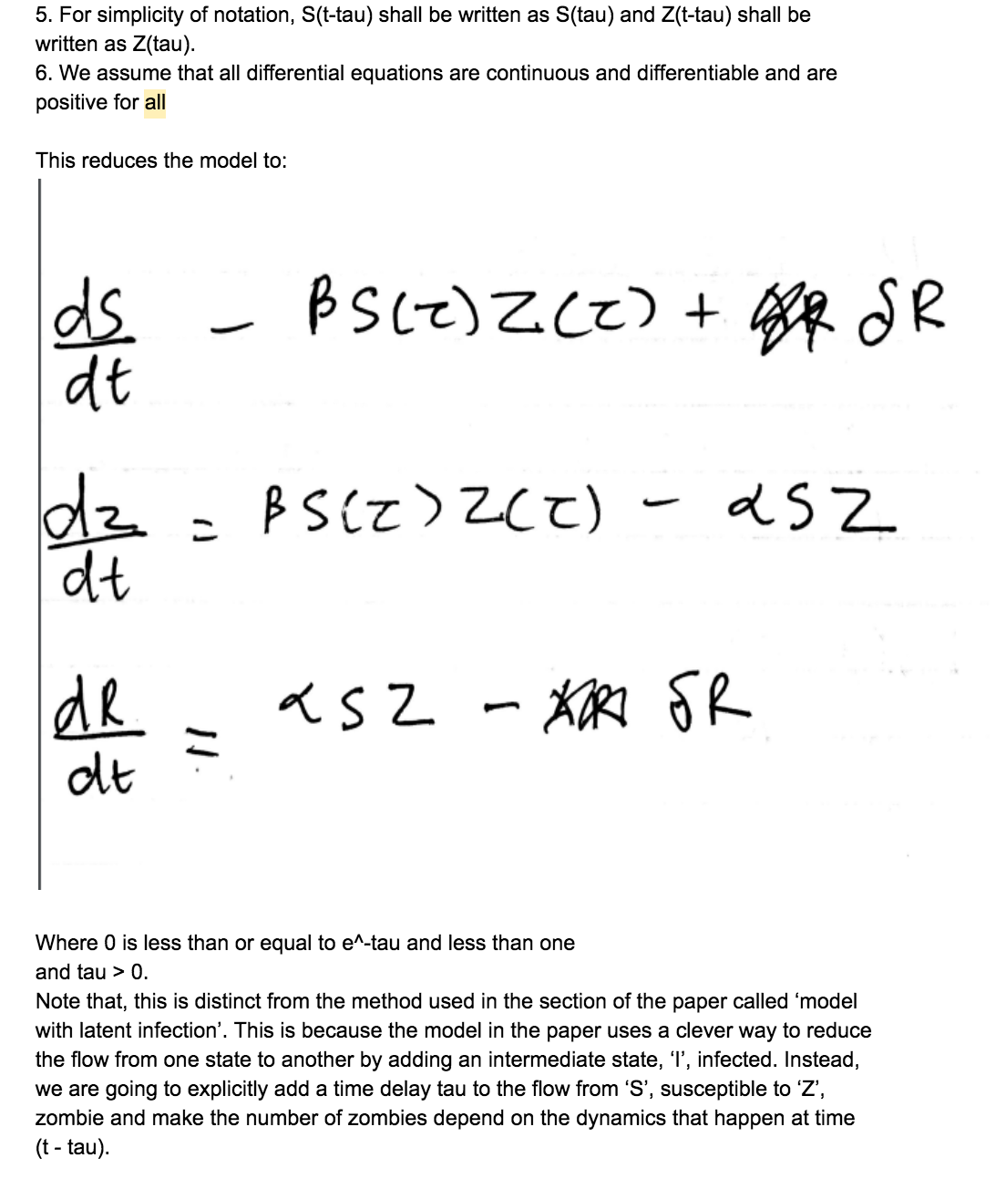 the classical pop-culture zombie which has the qualities of moving slow, being