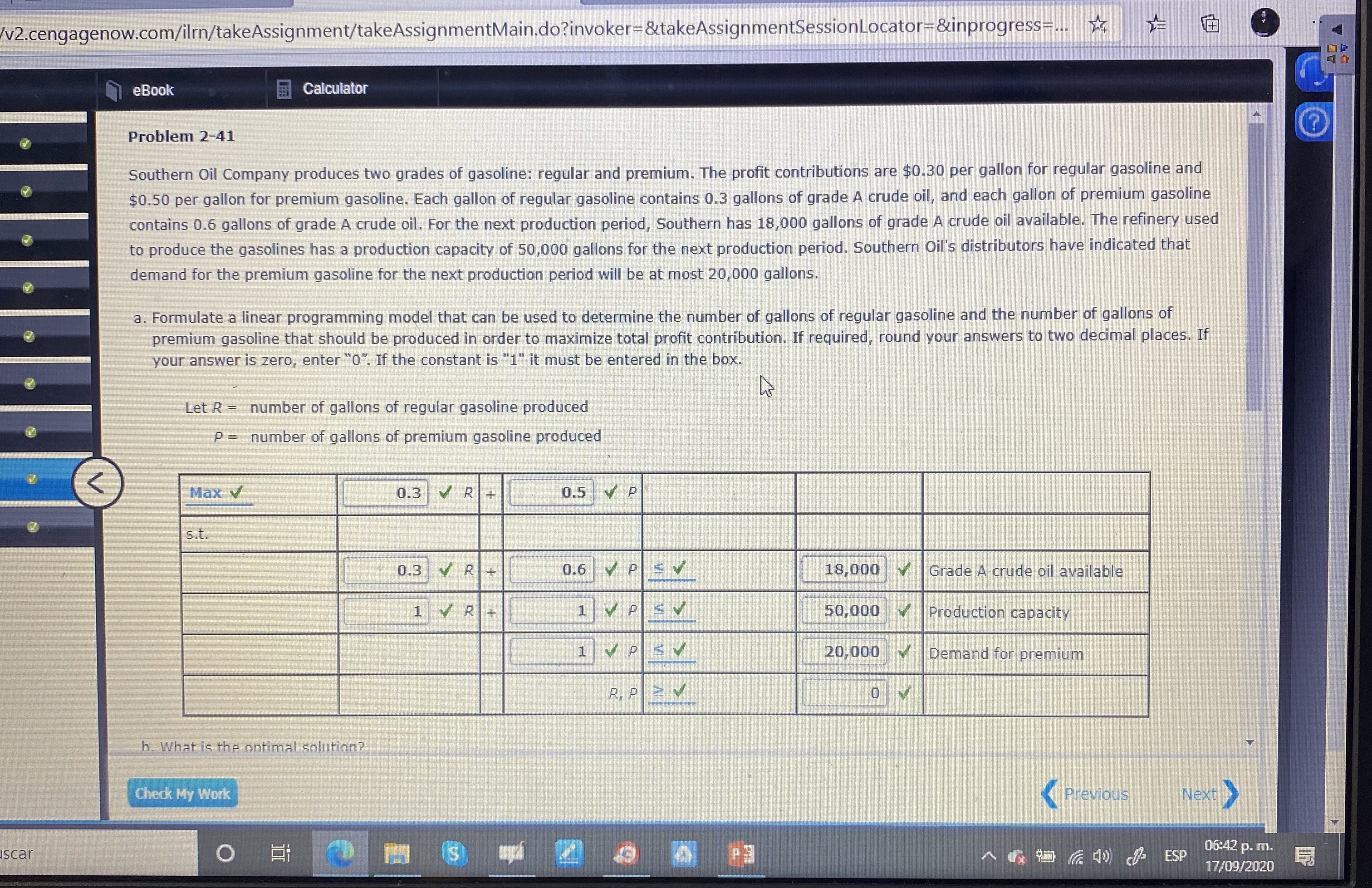  Managementquantitative approachdont understand how to do 2-41 b) c) /v2.cengagenow.com/ilrn/takeAssignment/takeAssignmentMain.do?invoker=&takeAssignmentSessionLocator-&inprogress-... eBook