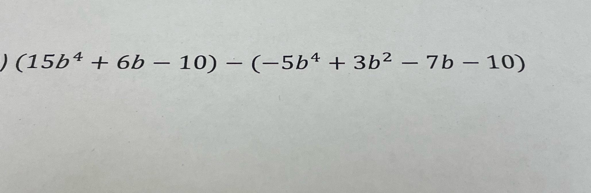 Perform the indicated operation \f