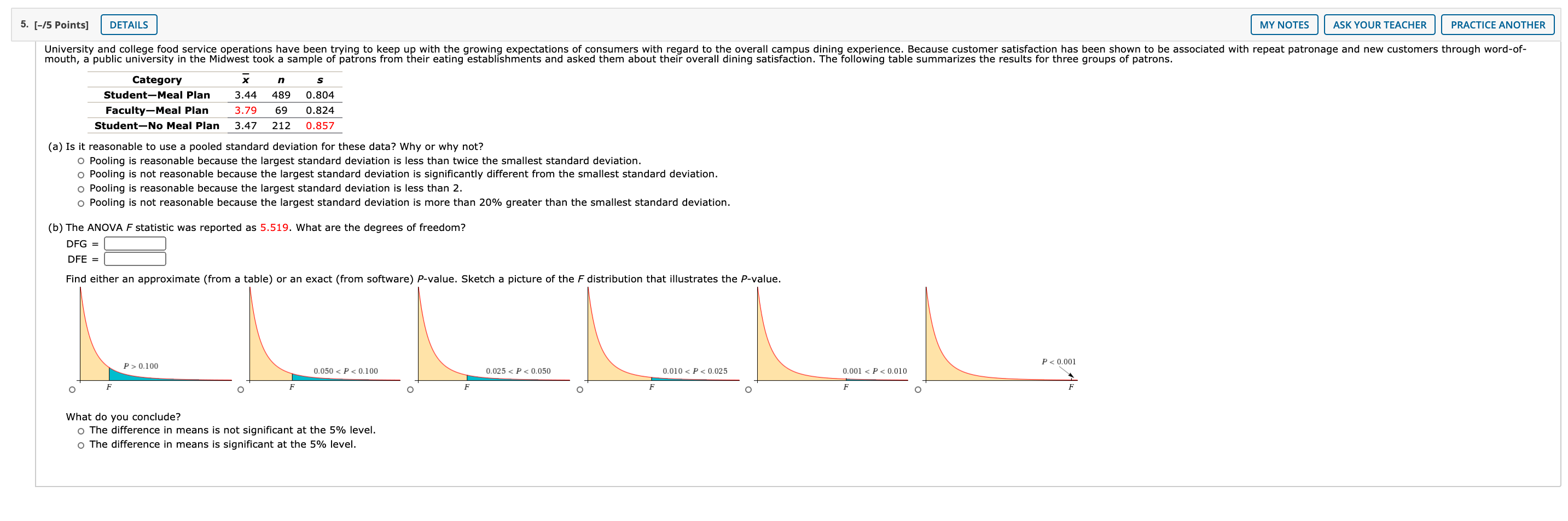 please help with this question and show work 5. [-/5 Points] DETAILS