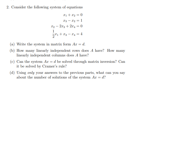 Question from the textbook is attached as an image. 2. Consider the