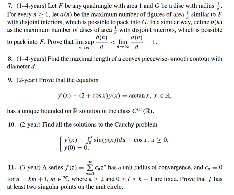 a unique t(n) > 0 such that (t (n) - 1) Int(n)
