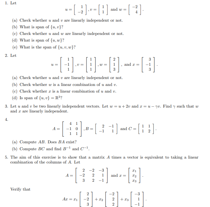  1. Let 1= 2 .0= 1 and w = -2. (a)