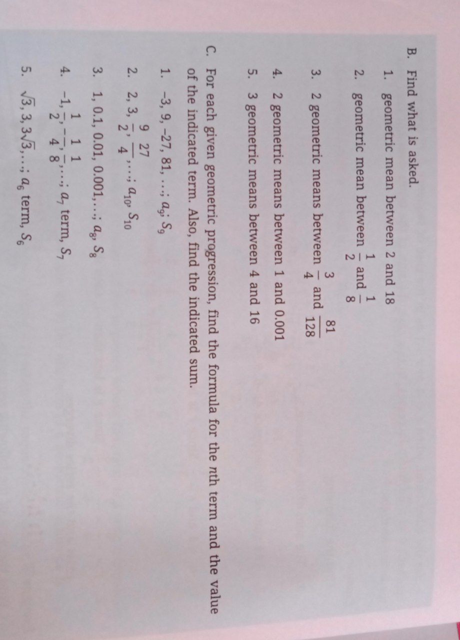 as arithmetic, geometric, or neither. If the sequence is arithmetic, write the