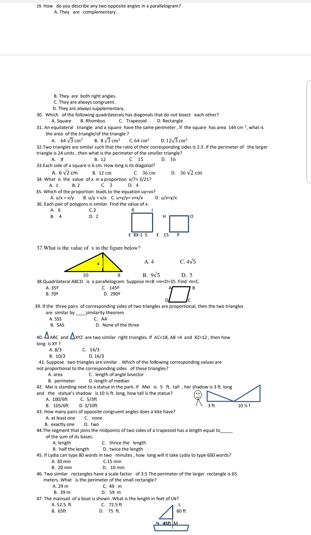 Please help me with these. Will rate helpful if it is correct.