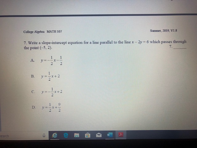 Summer, 2019, V1.8 11. Suppose that a function f has exactly three