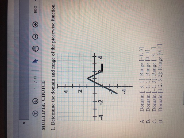 r-intercepts. Which of the following statements MUST be true? 11. A. The