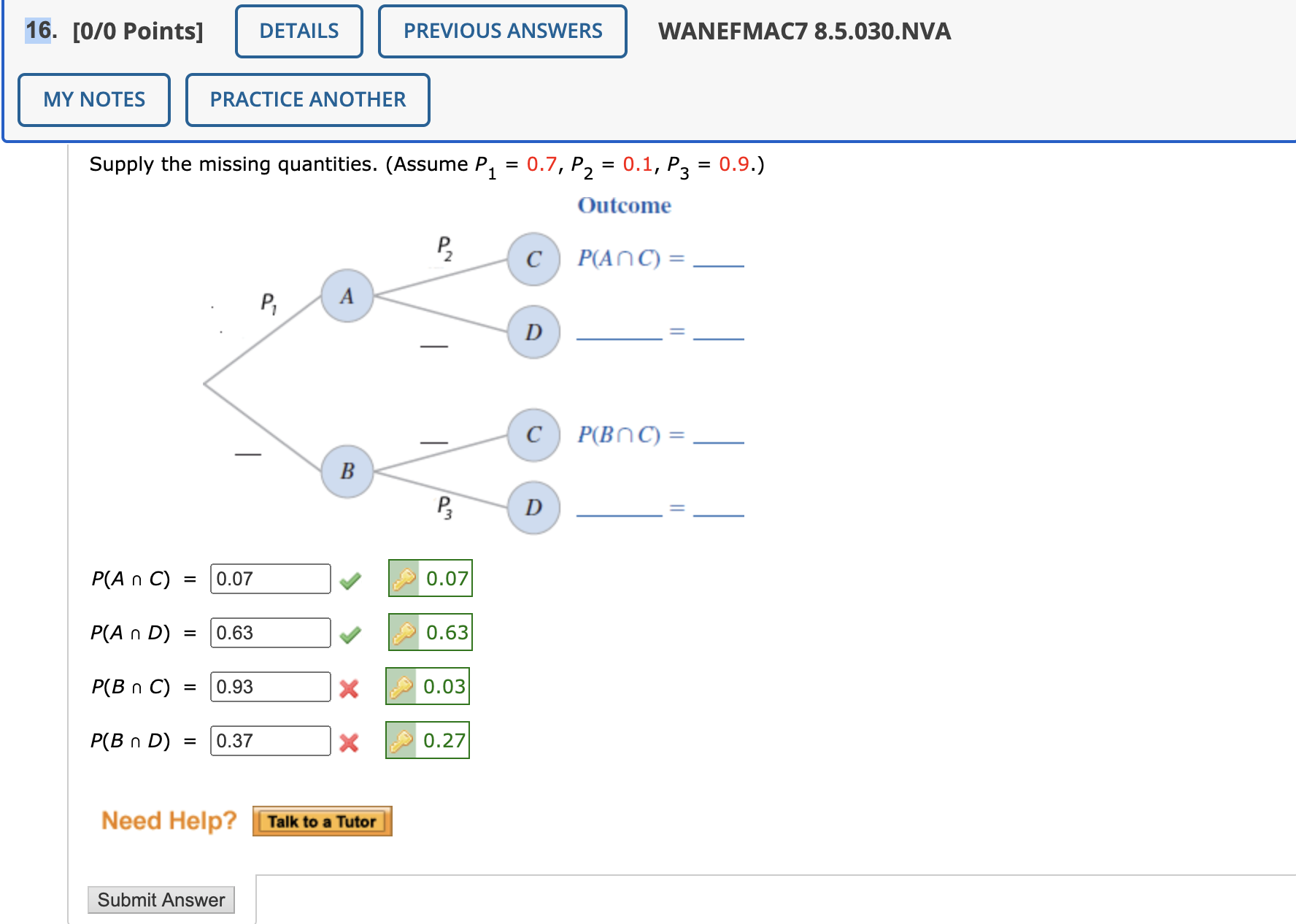 I'm needing help seeing where I went wrong trying to find the
