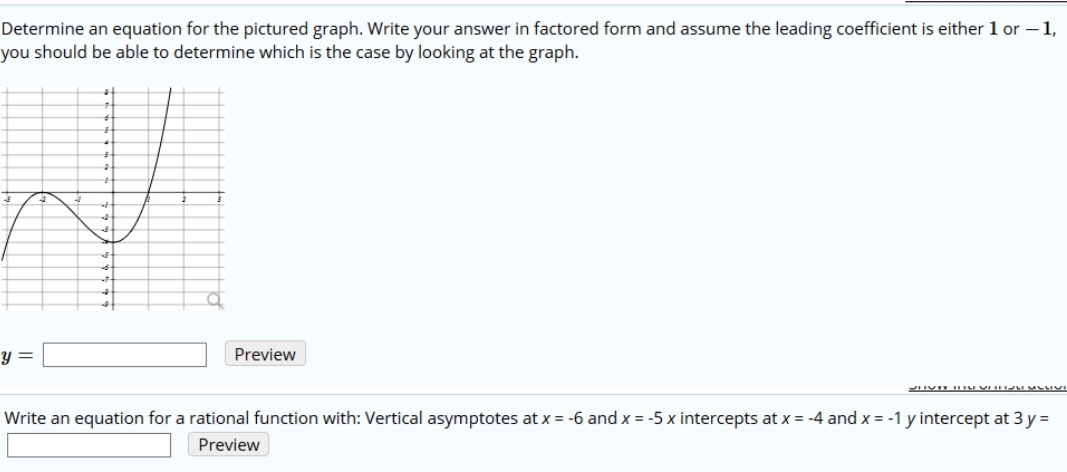 do fast fo thumbs up Determine an equation for the pictured graph.