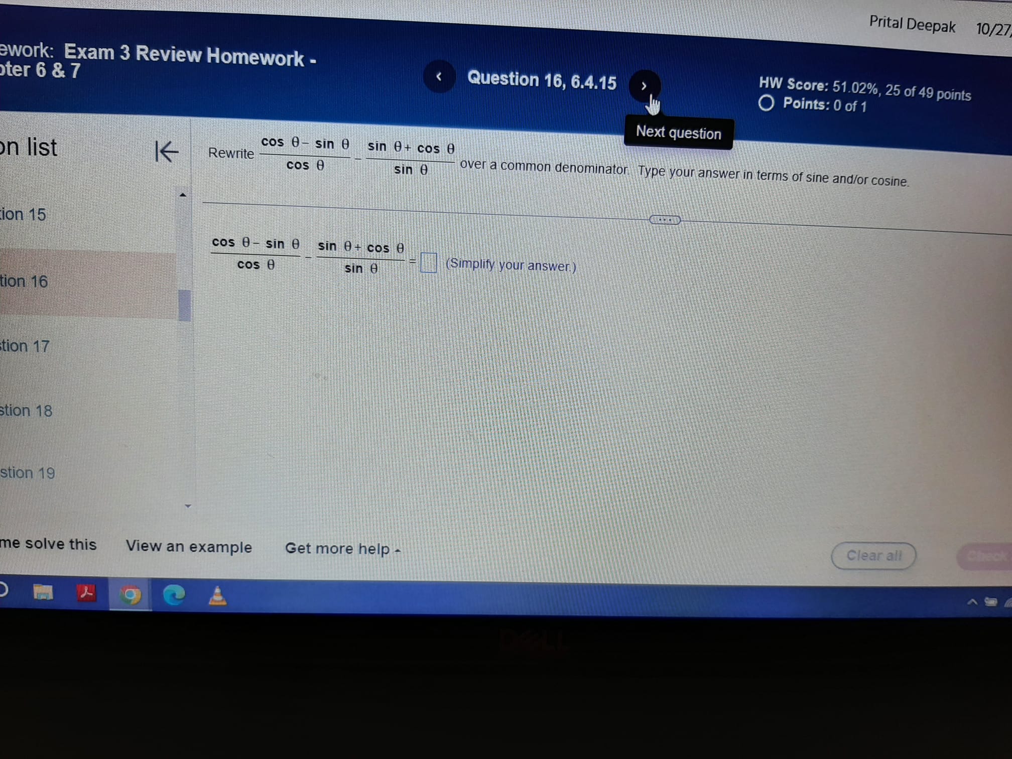 ' Ciear ail ) me' solve this View an example Get more