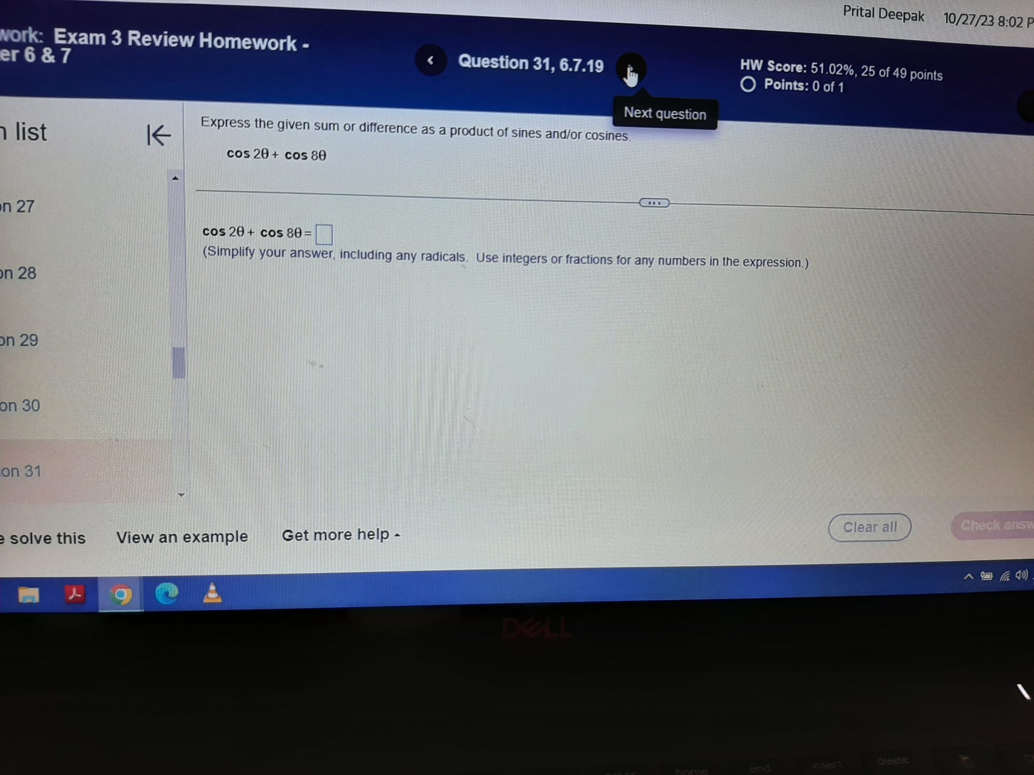 25 of 49 points Points: 0 of 1 Homework Overview : Homework:
