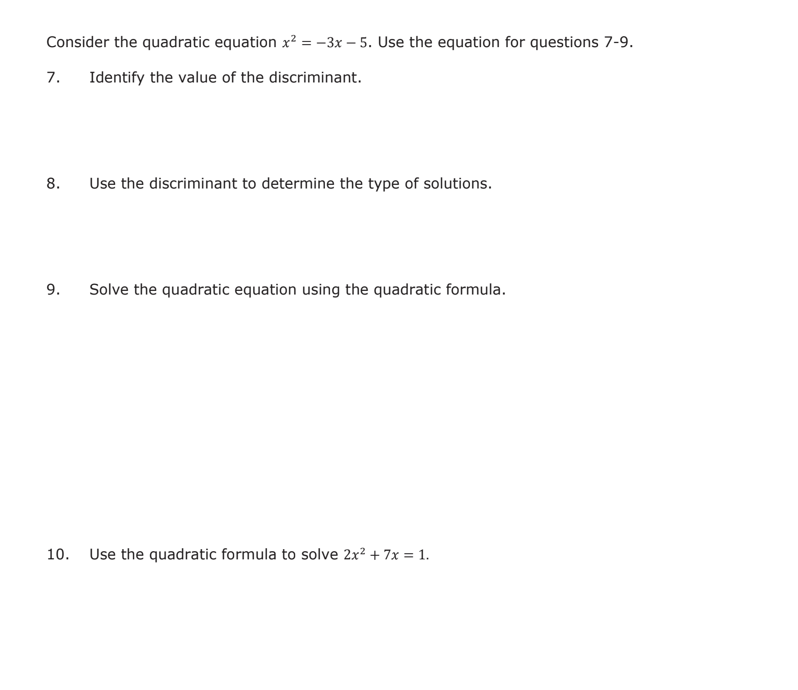 (3x + 5) 4. (x2 + 8x - 8) (4x - 2)