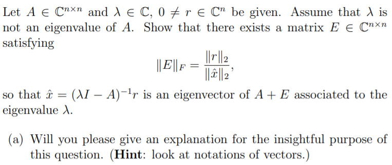 Please solve Let A 6 CM\" and A E C, U 79
