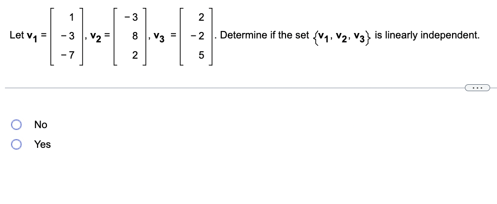 T is b. Otherwise, state that b is not in the range