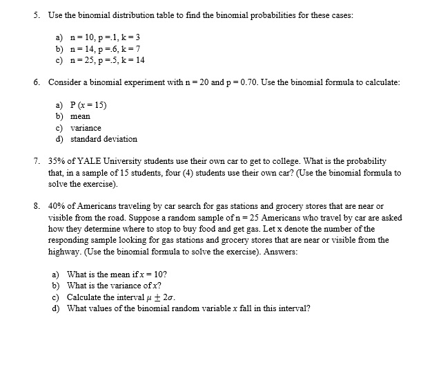 in the two images. Thank you. Binomial Probability Distribution 1. Explain in