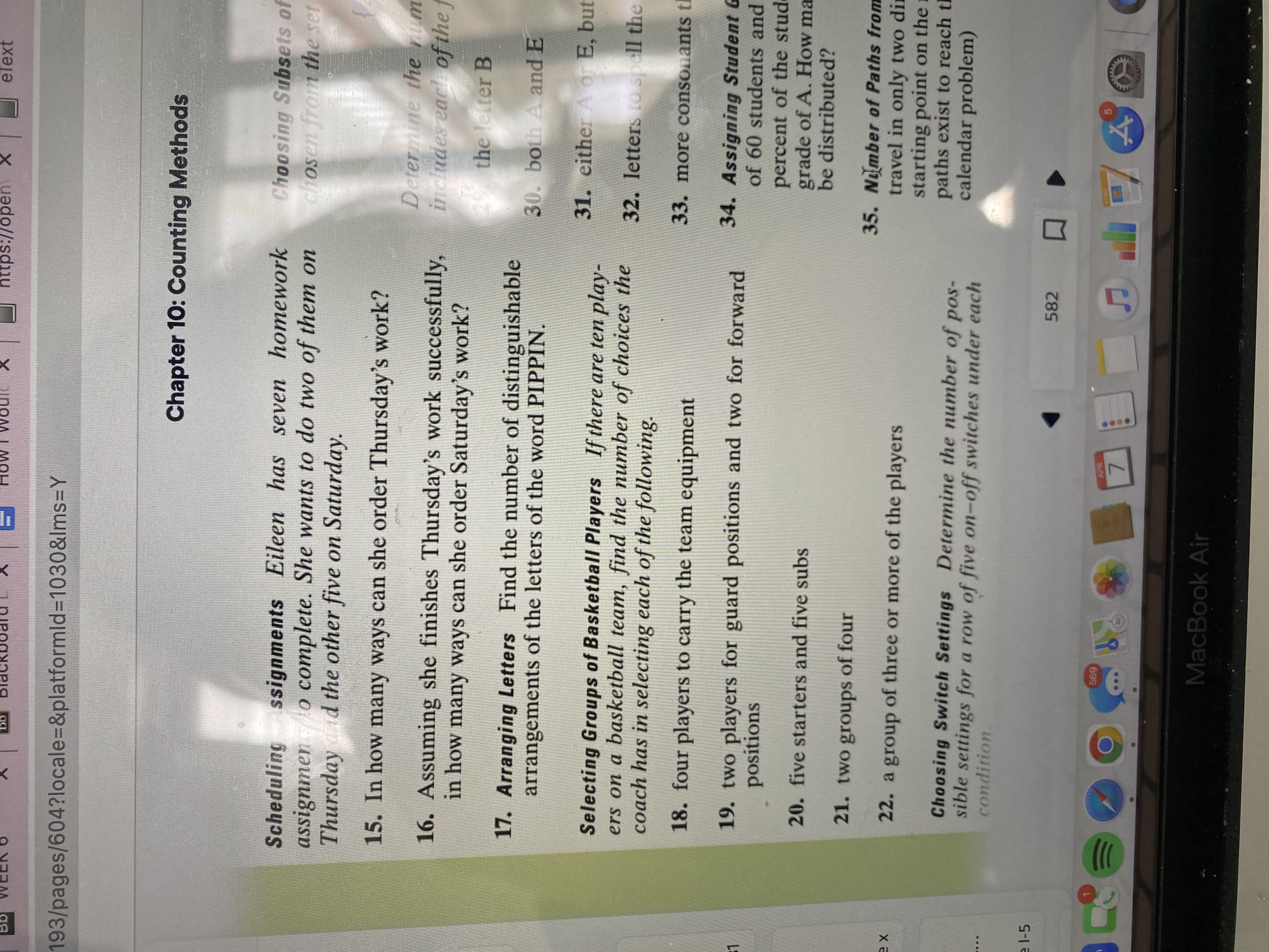  https://open\\ x elext 193/pages/604?locale=&platformld=1030&Ims=Y Chapter 10: Counting Methods Scheduling Assignments Eileen