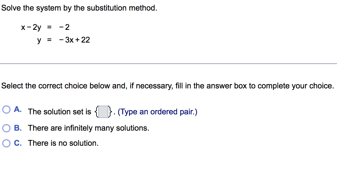 3x Select the correct choice below and, if necessary, fill in the