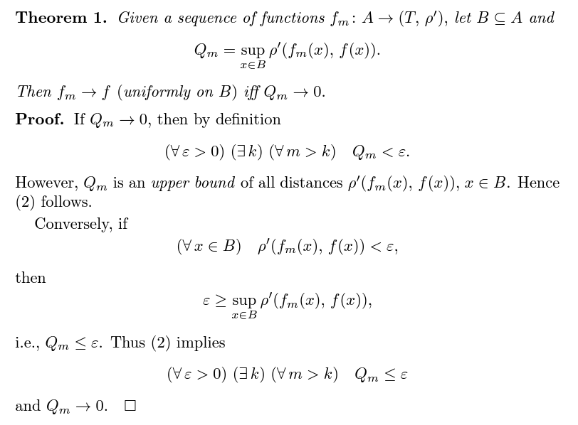 as possible. Thank you so much!!Directions: Using Theorem 1, discuss lim fn