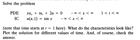 Note: need a written own answer, not from another source. Solve the