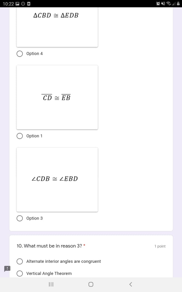 2. 40 = ZT 2. Given 3. RS ~ SR +. AQRS