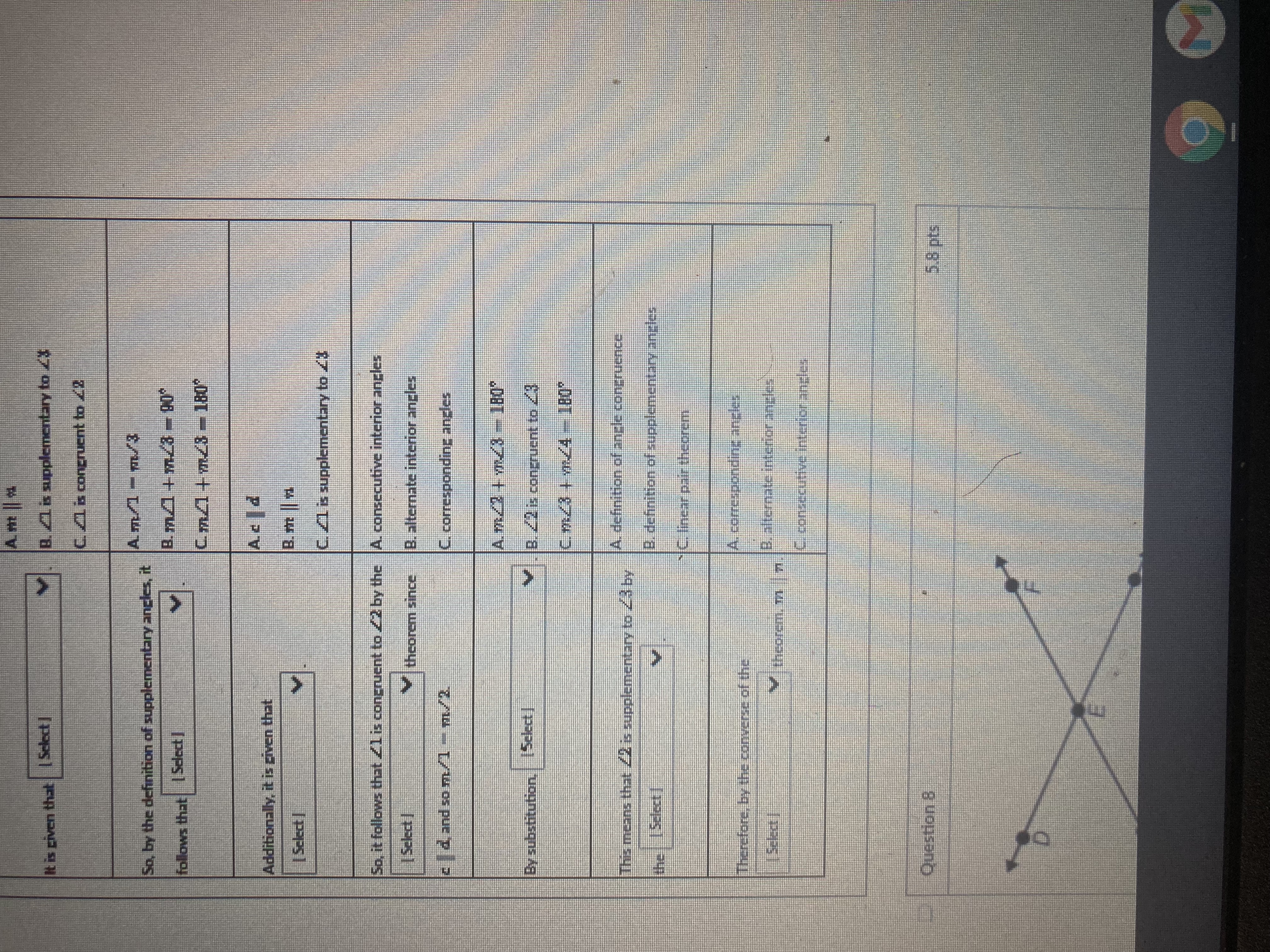 lines are cut by a transversal line, the corresponding angles will be