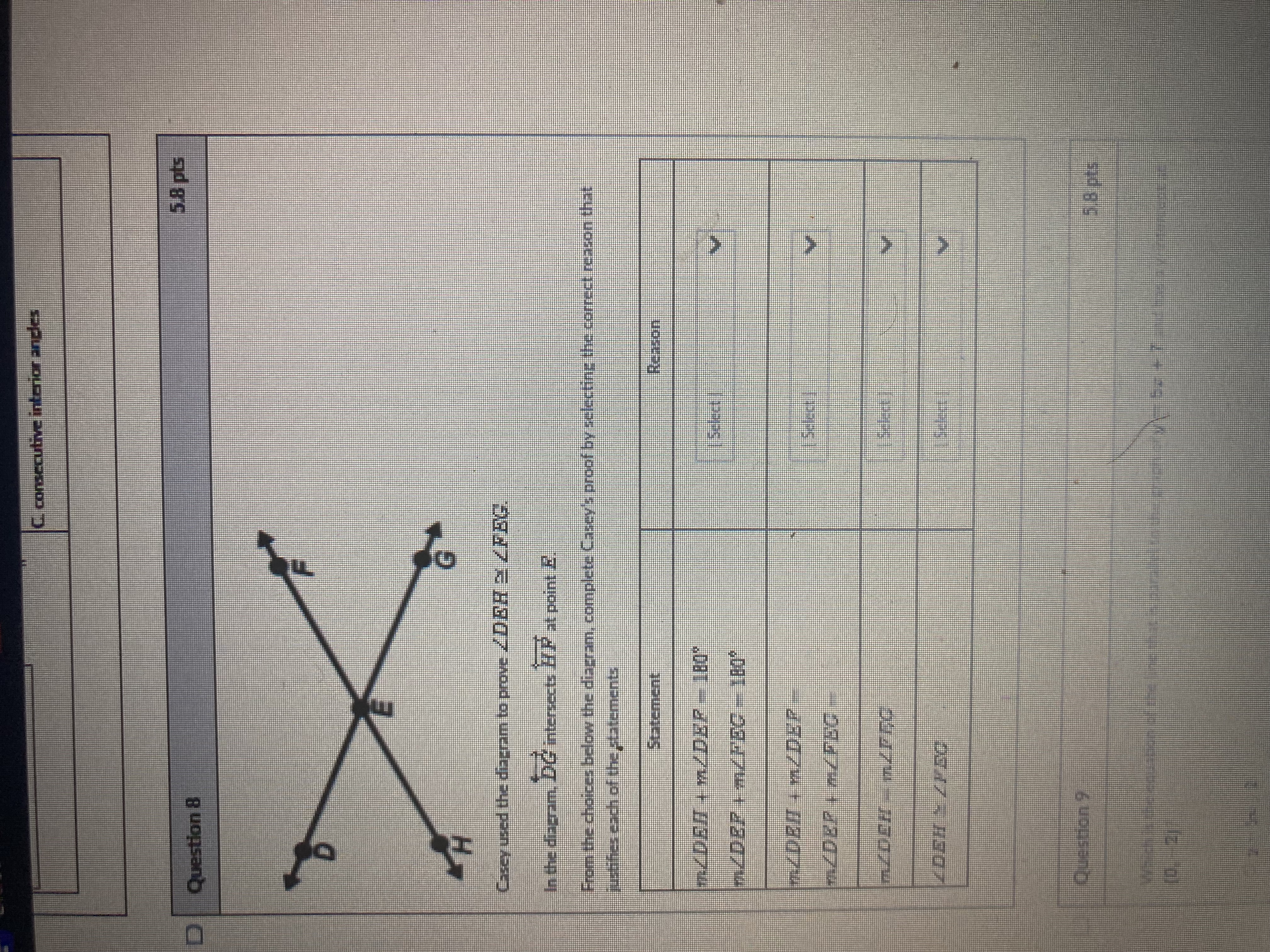 congruent. )The slopes of the lines will be the opposite reciprocals of