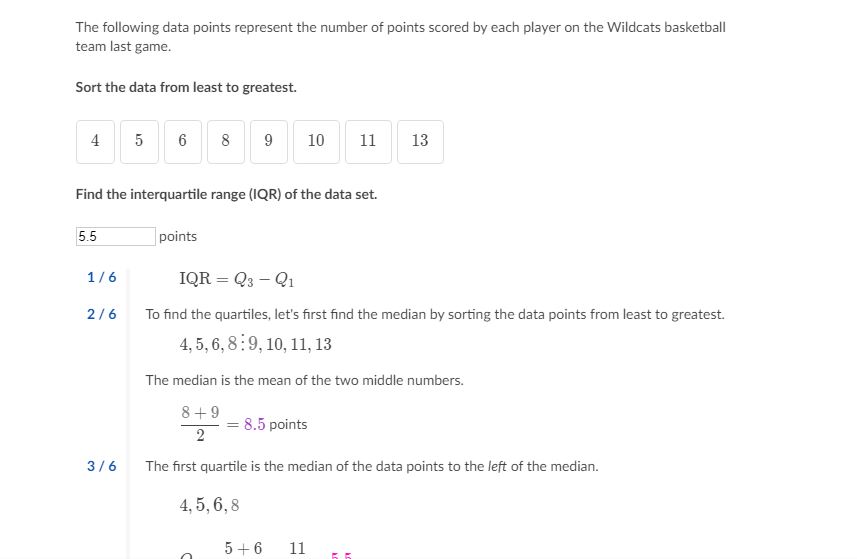The answer is supposedly 5, but I keep getting 5.5. Can someone