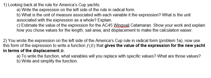 mle using radicals and evaluate the rule with the given values. Then