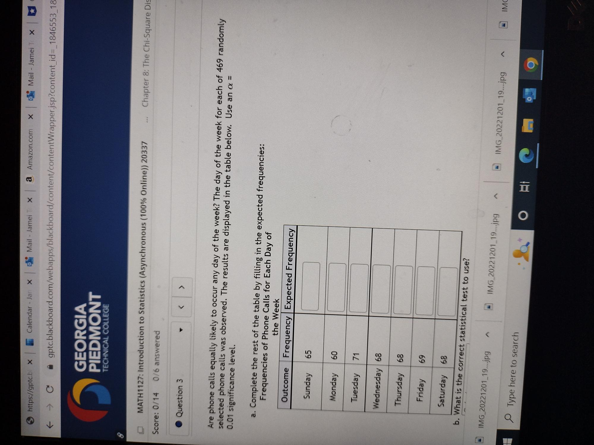 TECHNICAL COLLEGE MATH1127: Introduction to Statistics (Asynchronous (100% Online)) 20337 Chapter 8: