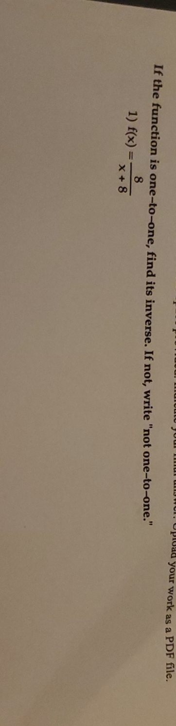 best answer d your work as a PDF file. If the function