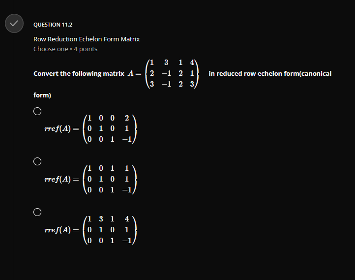 V2 O Hall = 1QUESTION 2.2 Vector magnitude Choose one . 4