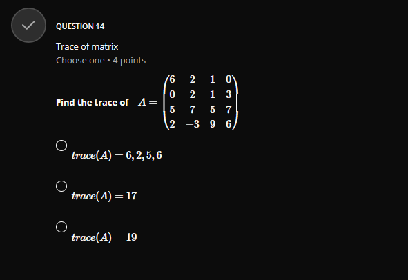 points Calculate the angle 0 between the vectors a = (1, 0,