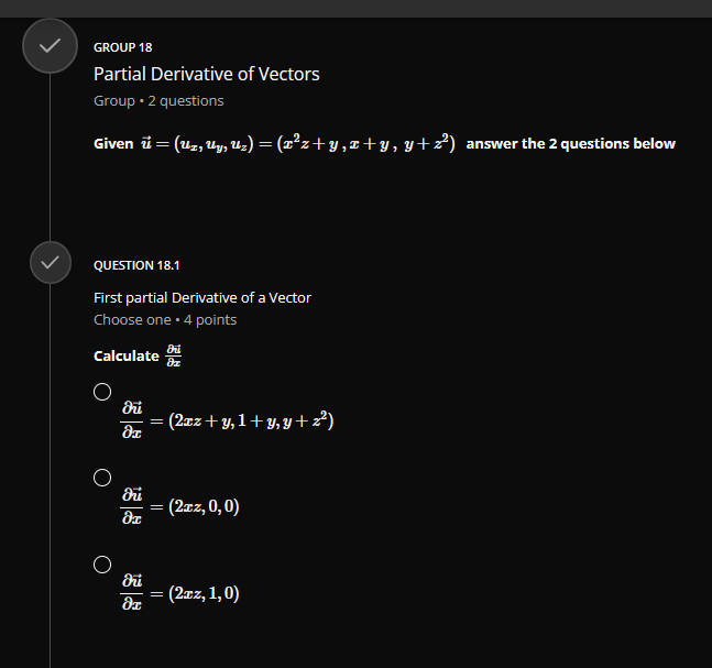 = 81.870 O 8 = 600QUESTION 3 Parallel or Colinear Vectors Choose