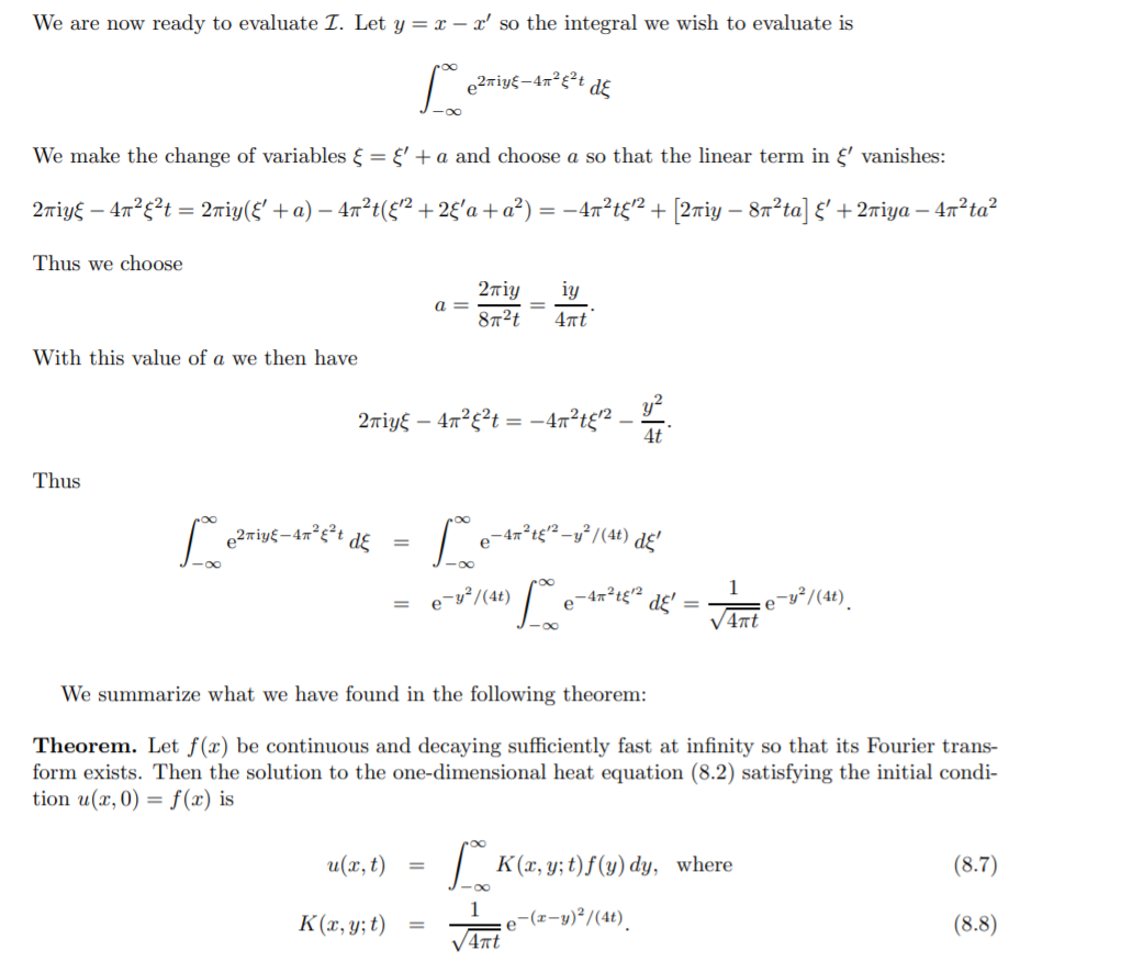 Exercises #1. Consider the partial differential equation for u = u(x, t):