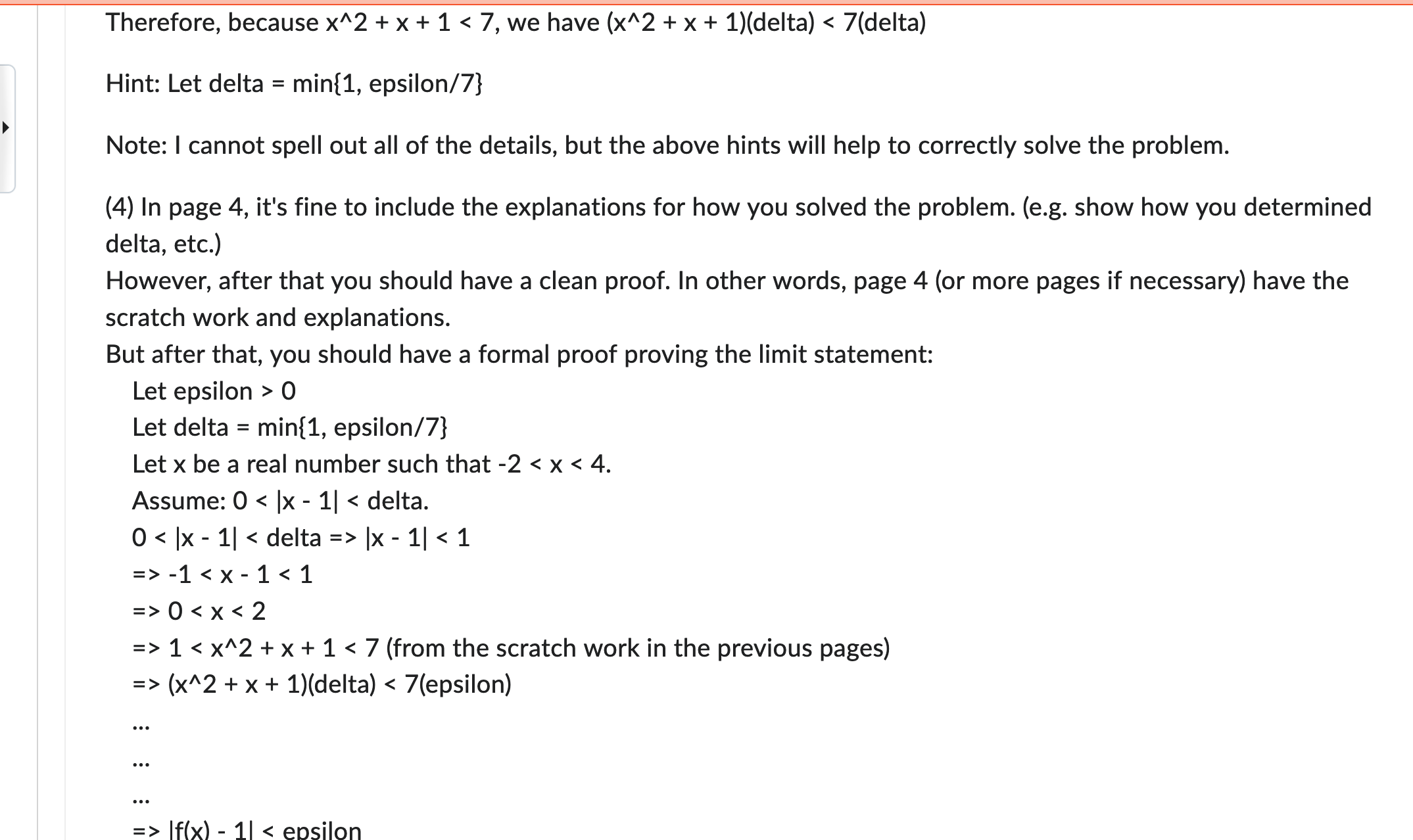 = 1. Use the method shown in Example 3.7.5.Approach to Solution Our