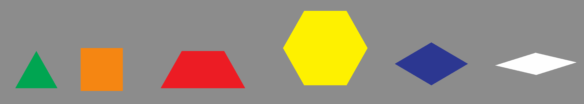 pattern blocks. Is there one unique solution? Or is there more than