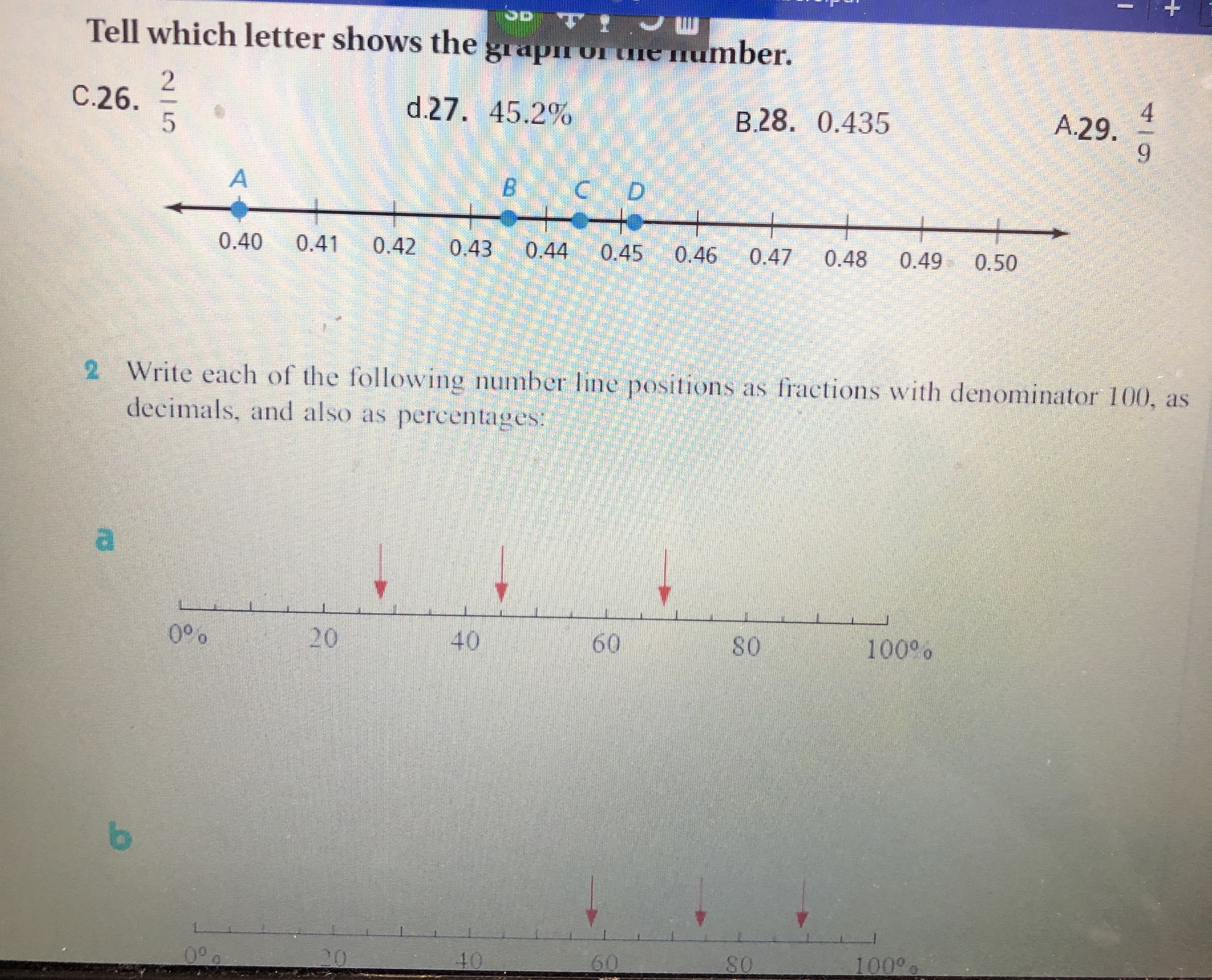 16.7%, 0.16 Order the following numbers from greatest to least: 9) 0.42,