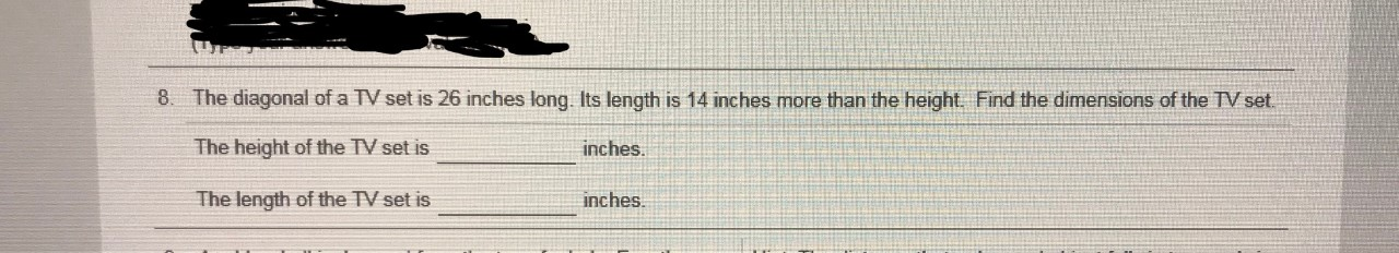 I would appreciate any help in working out this problem. thank you.